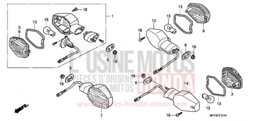 BLINKER (CB1300S/CB1300SA) CB1300SA8 de 2008